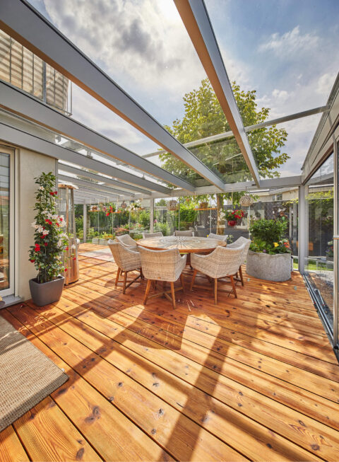 Wintergarten mit Beschattung in Zorneding