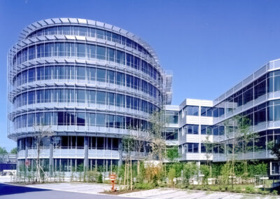 Fensterelemente, Türelemente, Bürogebäude, Glasbau