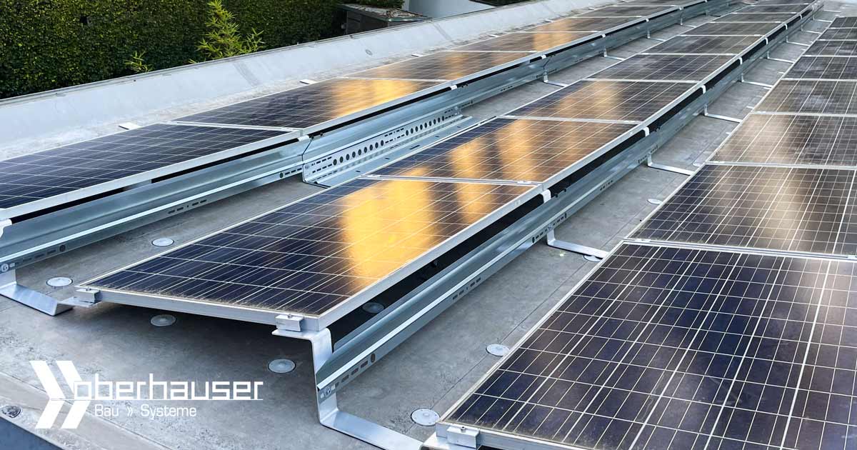 Gewerbliche PV Anlage von Oberhauser Bau-Systeme GmbH