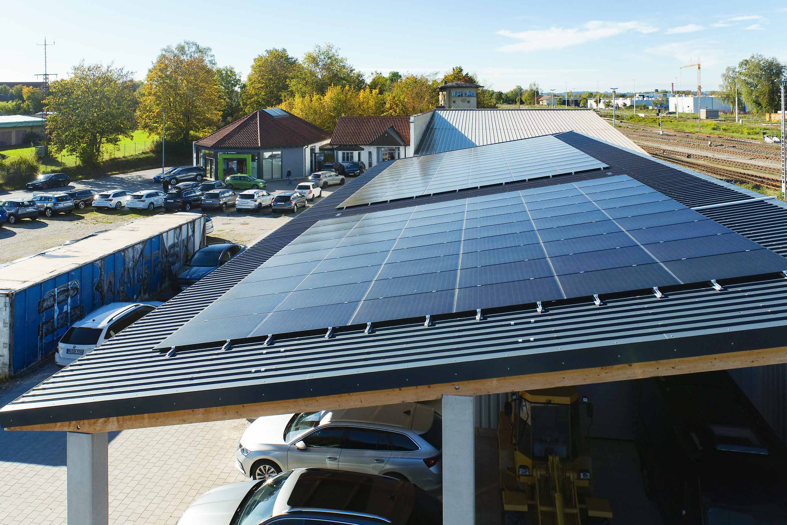 Faszinierend Carport Pv Anlage Bilder