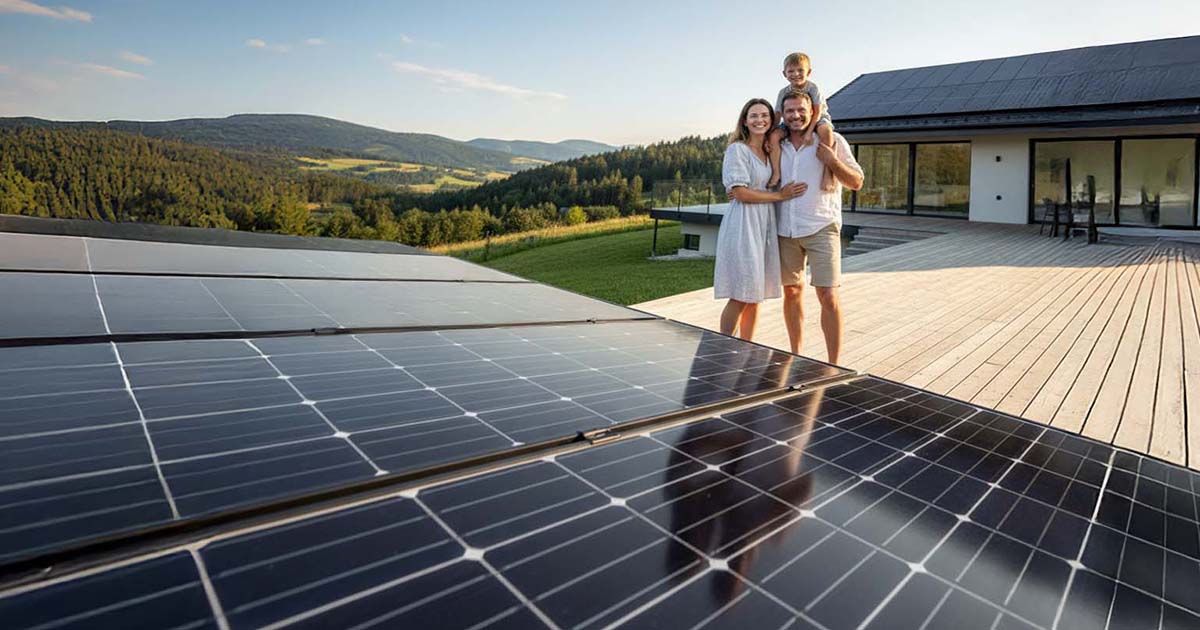 Eigener Strom vom Dach. Autarke Stromversorgung.