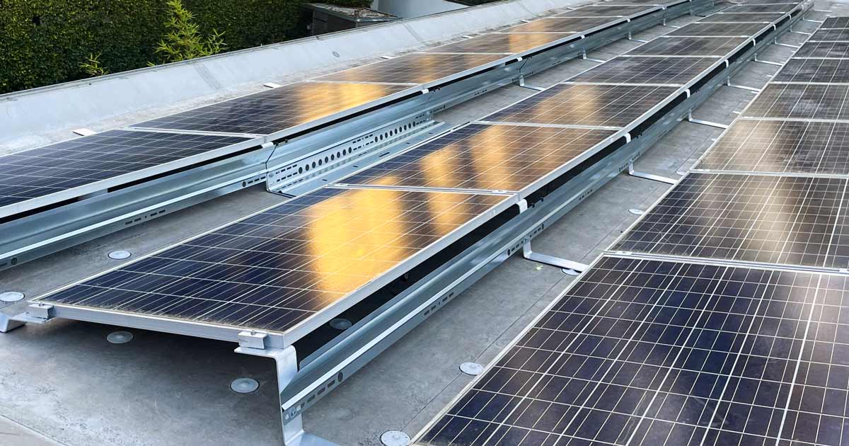 PV Flachdachsystem ohne Bohren, Oberhauser Bau-Systeme GmbH