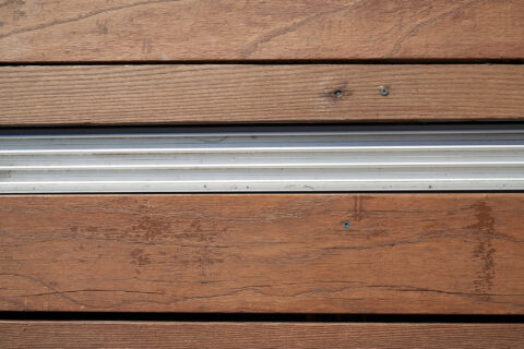 Schiebeanlage, Bodenschiene versenkt barrierefrei