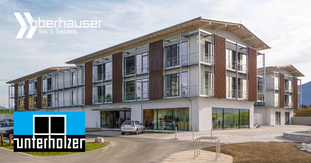 Aluminium Pfosten-Riegel-Fassade, Türen und Fensterelemente, Fossil Grabenstätt